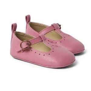 Janie and Jack Sweet Rose Baby Walker Shoes